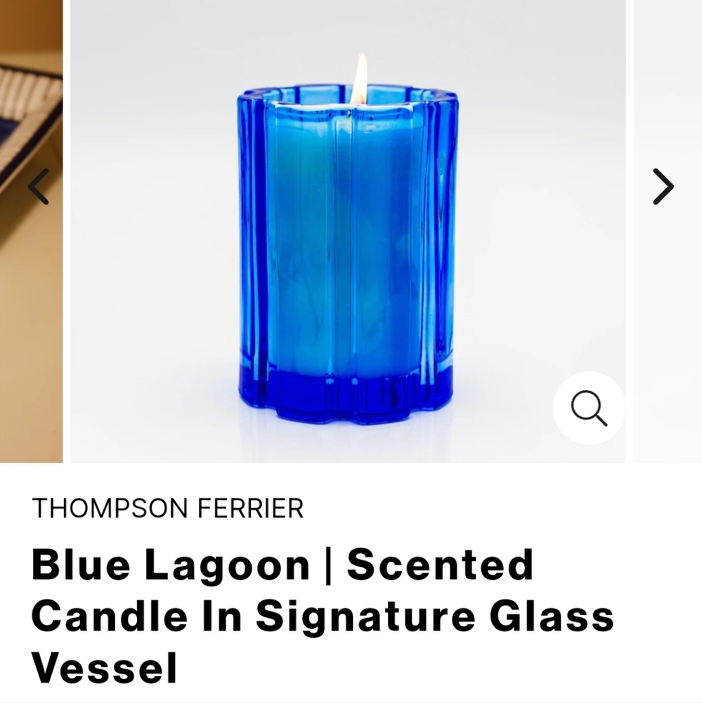 THOMPSON FERRIER BLUE LAGOON CRUSH SCENTED CANDLE